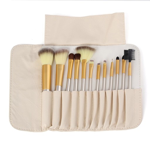 SADA PROFESIONÁLNYCH ŠTETEC NA MAKEUP 12 KS PÚZDRA