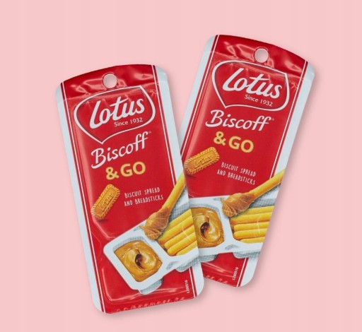 Krémové sušienky sušienky s tyčinkami LOTUS & GO 45 g