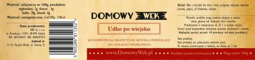 DEDINSKÉ KURACIE STEHNO, hotové jedlo, DŽEM, 300g