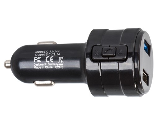 FM TRANSMITTER MP3 BLUETOOTH NABÍJAČKA 2x USB AUDIO NABÍJAČKA DO AUTO