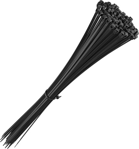 SILNÉ UV KLIPY 100ks ČIERNA 3,6X300 mm