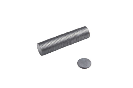 Cylindrický feritový magnet MW 20x2 F30, sada 10 kusov