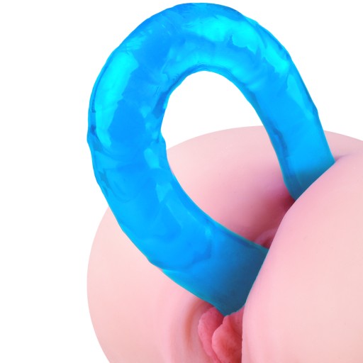 OBOJSTRANNÝ GÉLOVÝ PENIS Super pohladí obe dierky
