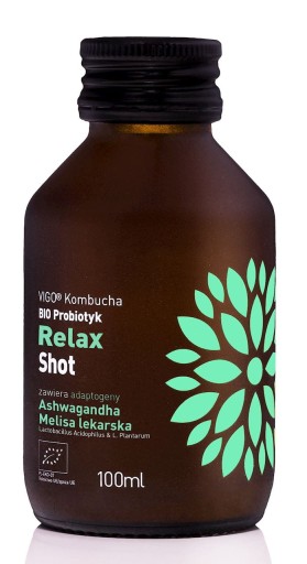 Kombucha BIO Probiotický Relax Shot 100ml - VIGO