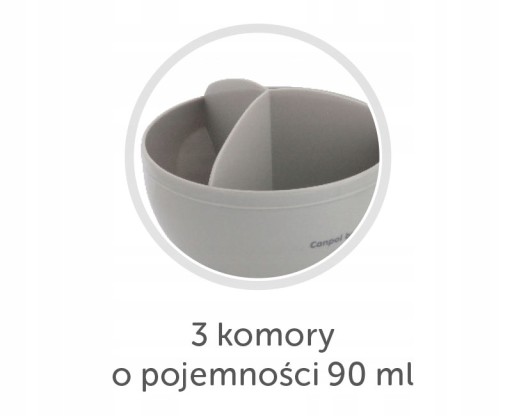 Nádoba na sušené mlieko Canpol 56/014 Šedá