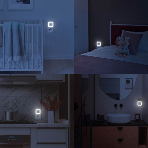 LED nočná lampa pre kontaktný senzor súmraku