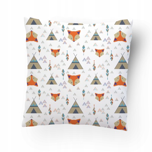 PLÁŠKA NA VANKÚŠ 40x40 BAVLNA VZORY NA Zips!