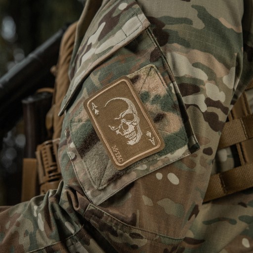 Náplasť M-Tac Face of war (výšivka) Coyote