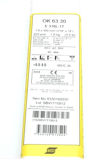 ELEKTRODA NA NEREZ 316Lsi Ø 1,6 mm 1ks
