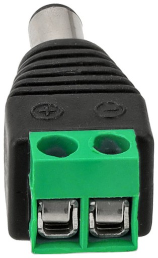 Zásuvka DC samec pre LED pás 2,1 mm