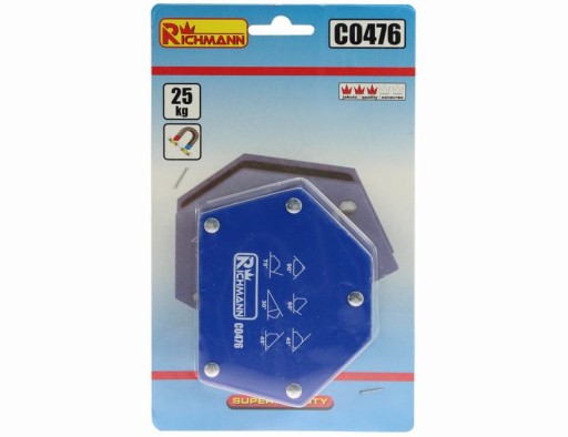 ZVÁRACÍ UHOL. MAGNETICKÝ 6-štvorcový 25kg RICHMANN