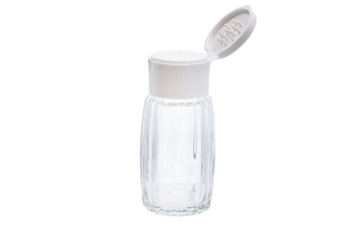 SALT SHAKER zásobník na soľ, korenie 50ml, dávkovač s klapkou, korenie