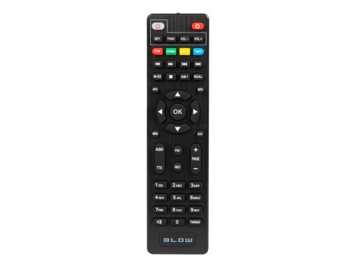 DIAĽKOVÉ OVLÁDANIE PRE DVB-T2 BLOW 4625FHD 4815FHD 4615FHD TV DEKODÉR TUNER
