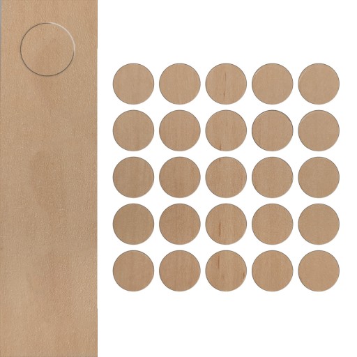 Samolepiace zátky Light Wood Maple fi 14mm