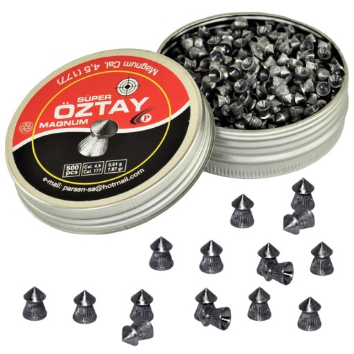 Ostré diabolské pelety Oztay Spitz 4,5 mm 500 ks.