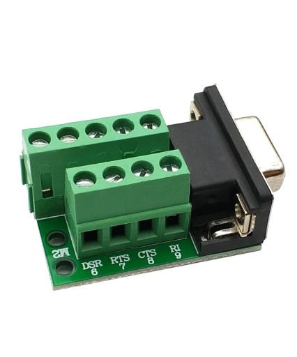 545 RS232 DB9 koncový adaptér samica