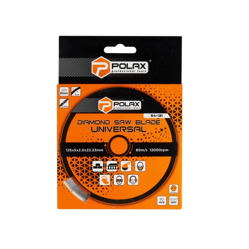 Diamantový kotúč na rezanie dlaždíc Universal 125x5x2,0x22,23 Polax