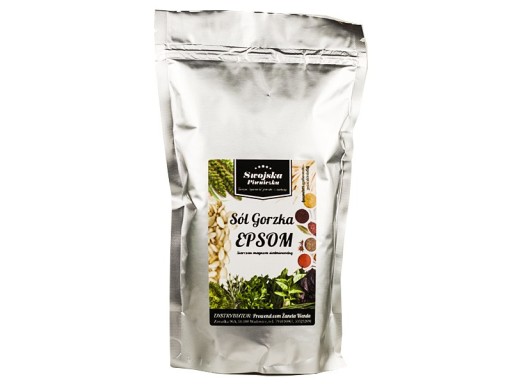 EPSOM HORKÁ SOĽ, síran horečnatý 1kg Swojska Piwniczka