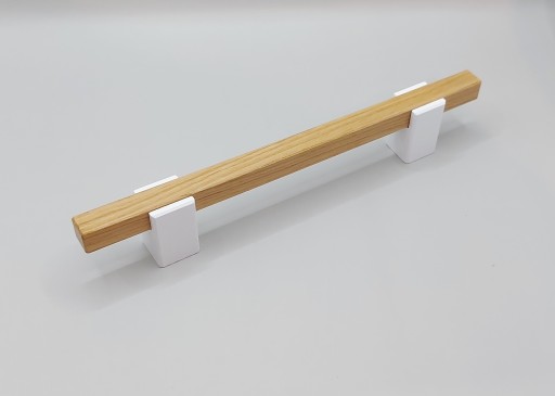 Drevená nábytková rúčka z dubu, dĺžka 230mm, šírka 160mm