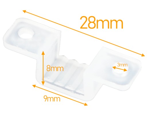 Držiak na COB Neon Line LED pásik na 230V