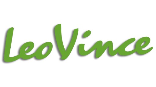 Vysekávaná nálepka LEO VINCE, svetlozelená