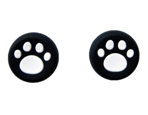 2x silikónová gumená podložka pre XBOX PS4 PS5 podložka (biela)
