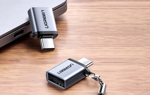 Adaptér USB typu C na USB 3.0 UGREEN US270 sivý