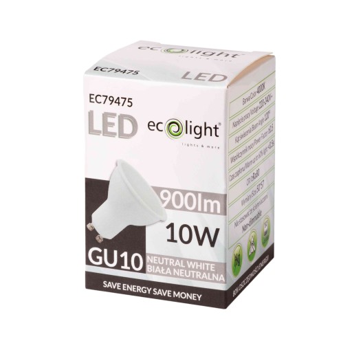GU10 10W SMD LED ŽIAROVKA, NEUTRÁLNA FARBA
