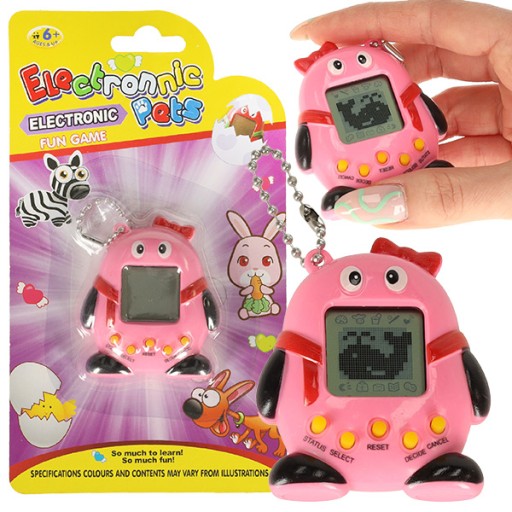 HRAČKA TAMAGOTCHI ELEKTRONICKÁ RUŽOVÁ HRA ZVIERATKA