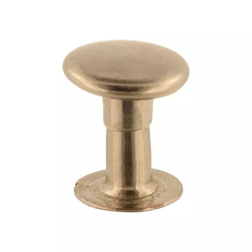Slepé nity 12x14mm hrubý plech 50ks strieborné