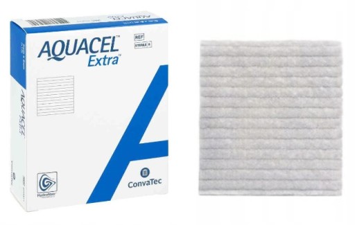 Aquacel Extra vláknový obväz 10x10cm 1 ks