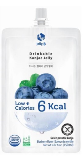 Jelly B. Konjac čučoriedkový pitný nízkokalorický