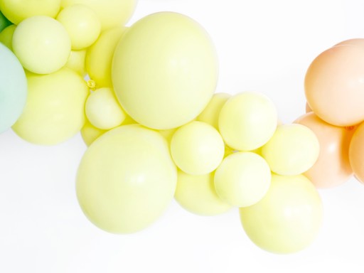 Farebné pastelové balóny veľké 1-99 macaron