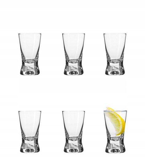 KROSNO X-LINE Poháre na vodku 25 ml 6 ks.