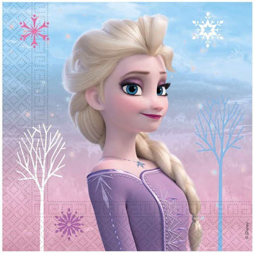 FROZEN papierové poháre narodeninová oslava FROZEN Anna Elsa 8 ks