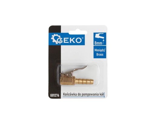 MOSAZDNÁ SVORKA PNEUMATIKY NA HÚŠENIE KOLIES PRE 8mm HADICU