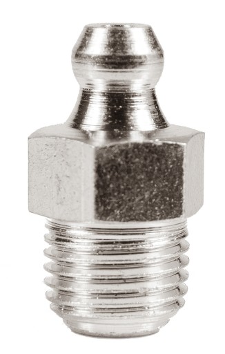 PRIAMA MAZNICA POZINKOVANÁ M10x1 SO SPÄTNÝM VENTILOM