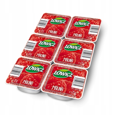 ŁOWICZ Malinový džem 6x25g 150g