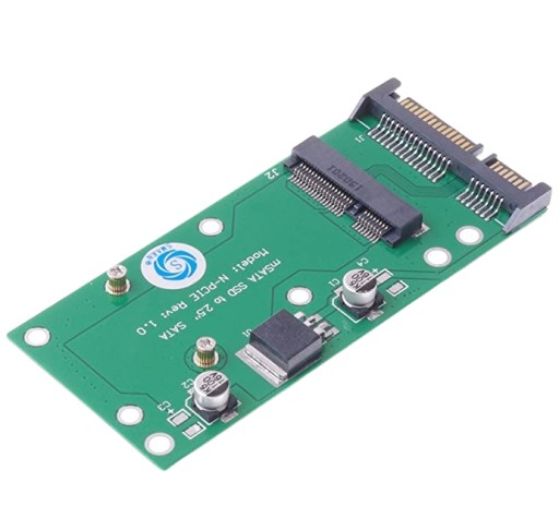 Adaptér mSata SSD na 2,5