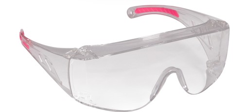 OCHRANNÉ OKULIARE - uni - TRANSPARENT RUŽOVÉ REIS