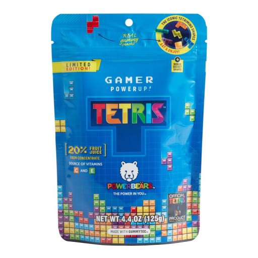 TETRIS GAMER GUMMIES BLOKOVÉ ŽELÉ 125G PRE FANOUŠKOV HRY 20% ŠŤAVA