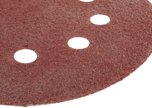 SAMOLEPIACI BRÚSNY PAPIER KOTÚČE NA VELCRO PRE BRÚSKU 150mm P60 10 kusov