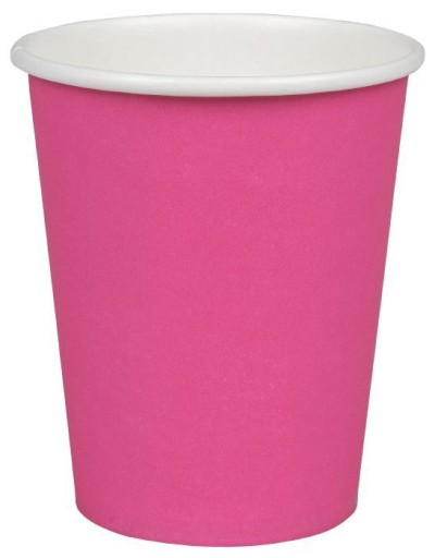 Papierový pohár 250 ml RUŽOVÝ 50 ks.