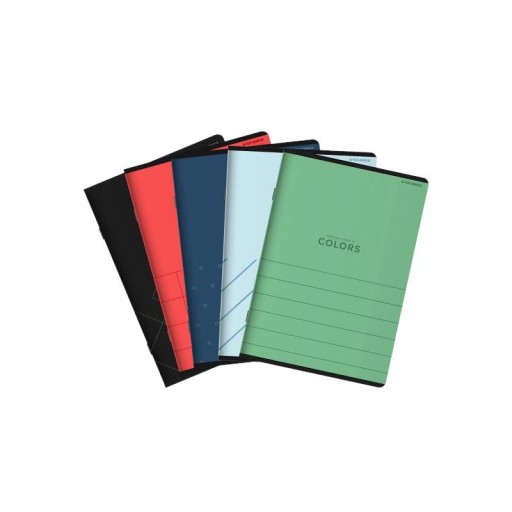 Top2000 Notebook Mäkký obal Kratka A5 80K farieb