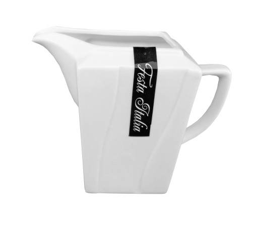 Porcelánová kanvička na mlieko, biela, 250 ml