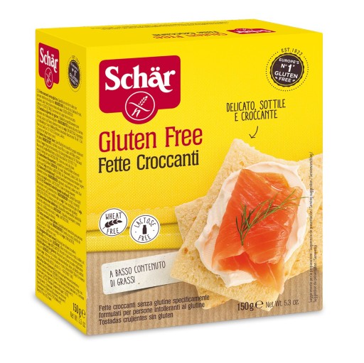 SCHAR Bezlepkový chrumkavý chlieb Fette croccanti (150g)