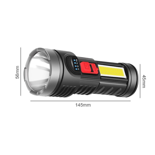 NABÍJACIA LED BATERKA + COB USB