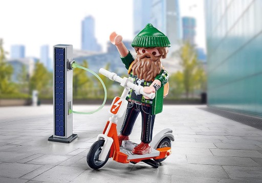 PLAYMOBIL 70873 HIPSTER S ELEKTRICKOU KOLOBEŽKOU