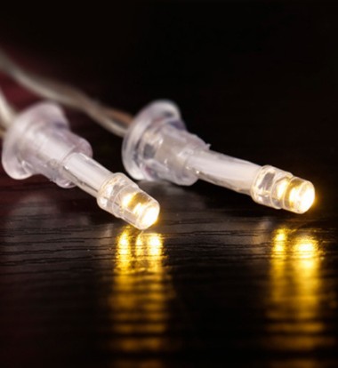 VIANOČNÉ SVIETIDLÁ GULIČKY 10 LED BAVLNENÉ GULIČKY 1,5M