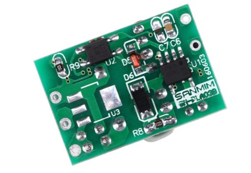 633 Napájací menič AC 230V DC 12V 450mA